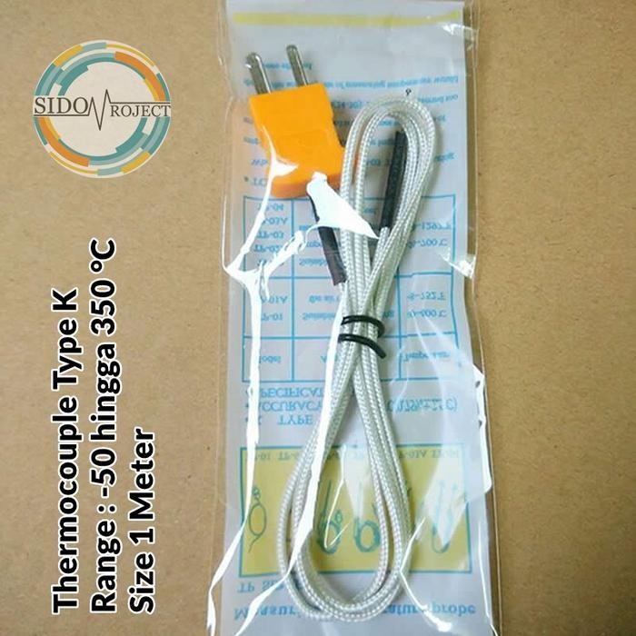 PJ Thermocouple Termokopel Sensor Suhu Probe Type K Panas Celsius Modul