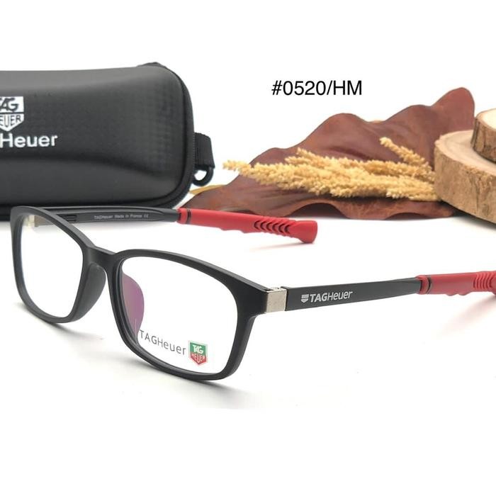 Frame Kacamata TAG HEUER MAGNET 0520 Sport Sporty PROGRESIF BLUECROMIC