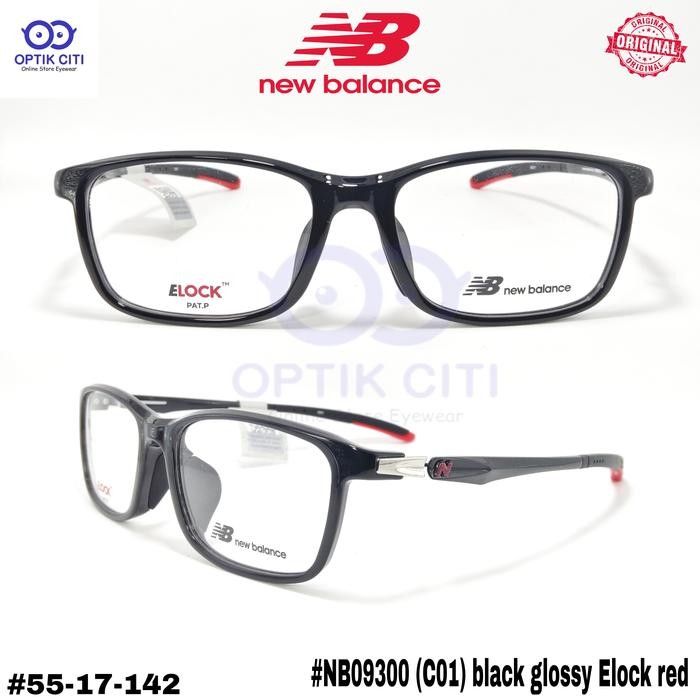 Frame Kacamata Pria Sporty New Balance NB 09300 Elock Original