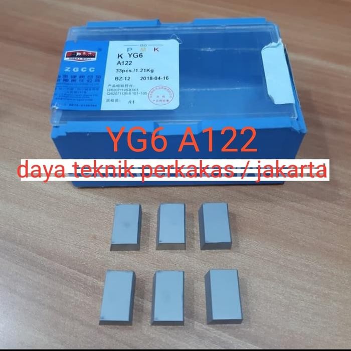 Terbagus Yg6 - Mata Pahat Widia A 122 - Tip Widia - Mata Bubut Widia Yg6 A122 Terlariss 