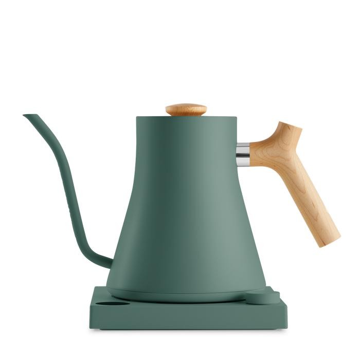 Stagg EKG Smoke Green and Maple Electric Kettle