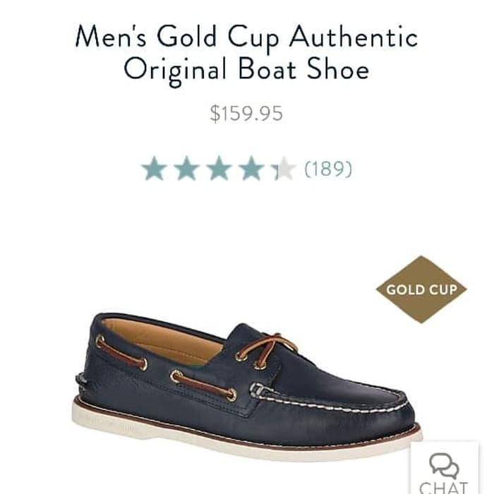 Sperry Topsider Gold Cup Dark Navy Original