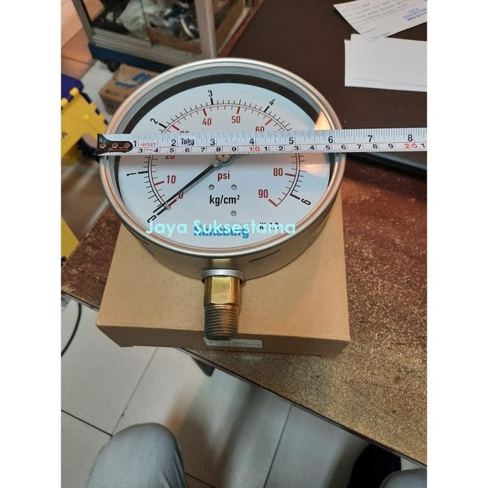 TERSEDIA PRESSURE GAUGE 6 INCH 6 BAR