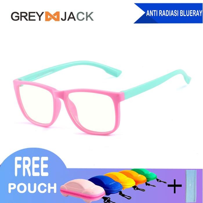 ASLI Kacamata Anak/ Kacamata Anti Radiasi/ Kacamata Anti Sinar Biru/S8224 READY STOCK