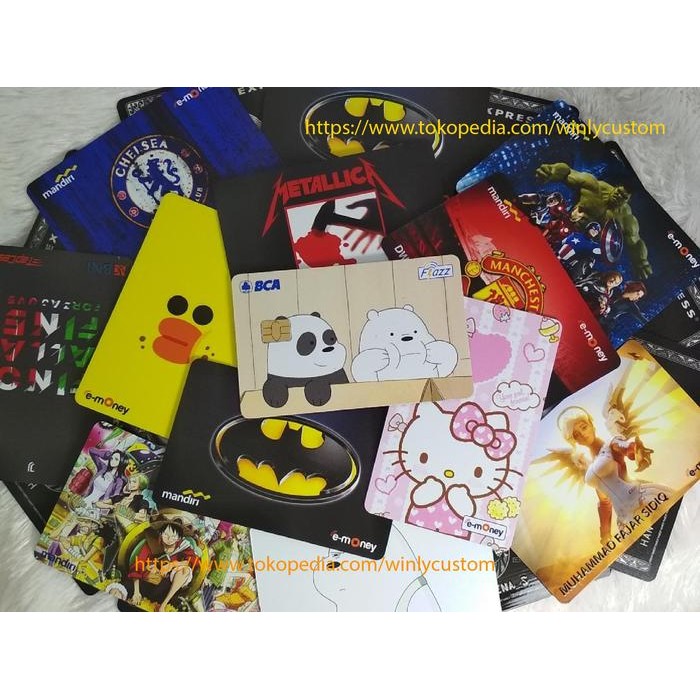 

Ready Kartu E-Money Flazz Brizzi Mandiri Bca Bni Bri Id Card Kai Services 2 Sisi
