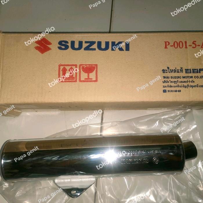 Clencer Satria Fu 150 Original Knalpot Belakang Original Thailand