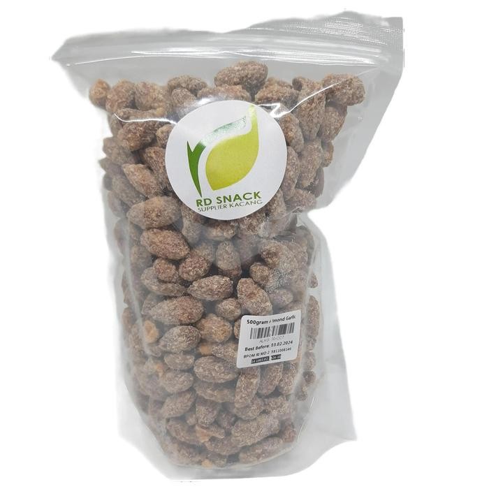 

500gram Almond Kupas Original Roasted (tanpa kulit)