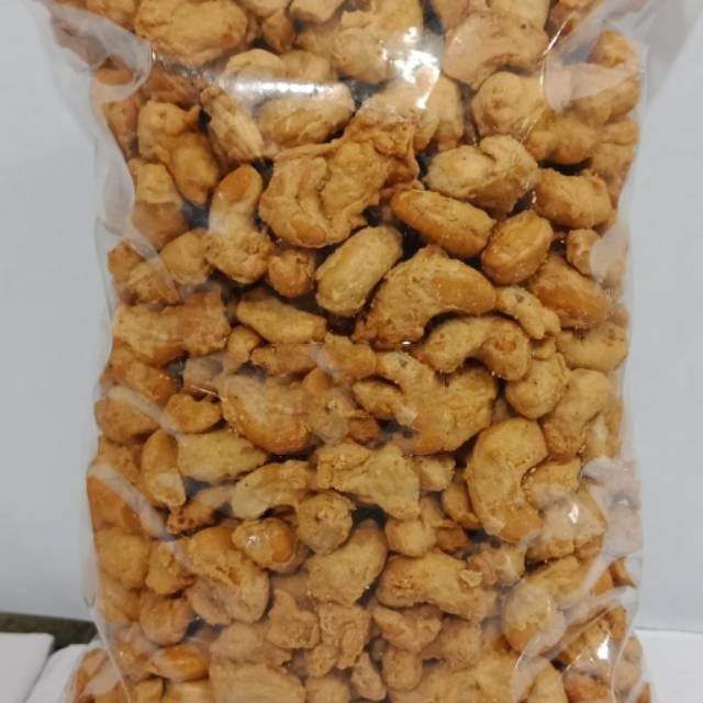 

Kacang Mete Pedas Chrispy/ Mede Mente Matang Goreng Aneka Rasa 500 gram (1/2kg) camilan food Snacks