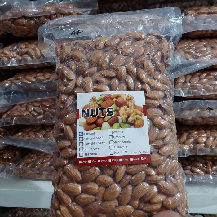 

Almond California Roasted Kemasan 1kg