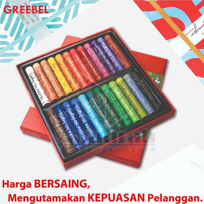 

Crayon Greebel Artist 24 Warna / Krayon Gambar Profesional Mewarnai / Oil Pastel Art Premium 24