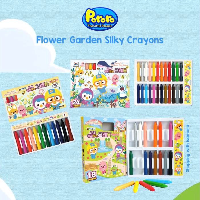 

Pororo Flower Garden Silky Crayons / Crayon