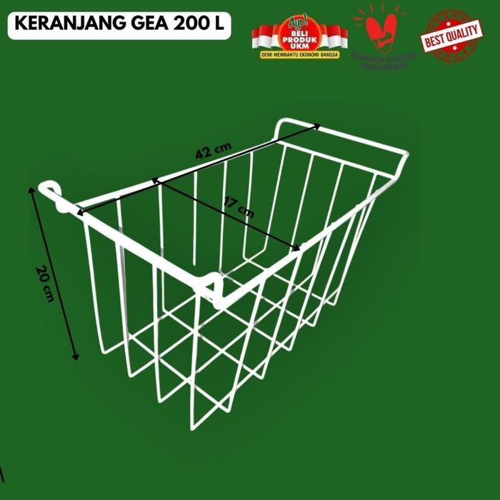 Paket Hemat Keranjang freezer 100 l gea uk 36,5 1719 cm/ keranjang freezer gea