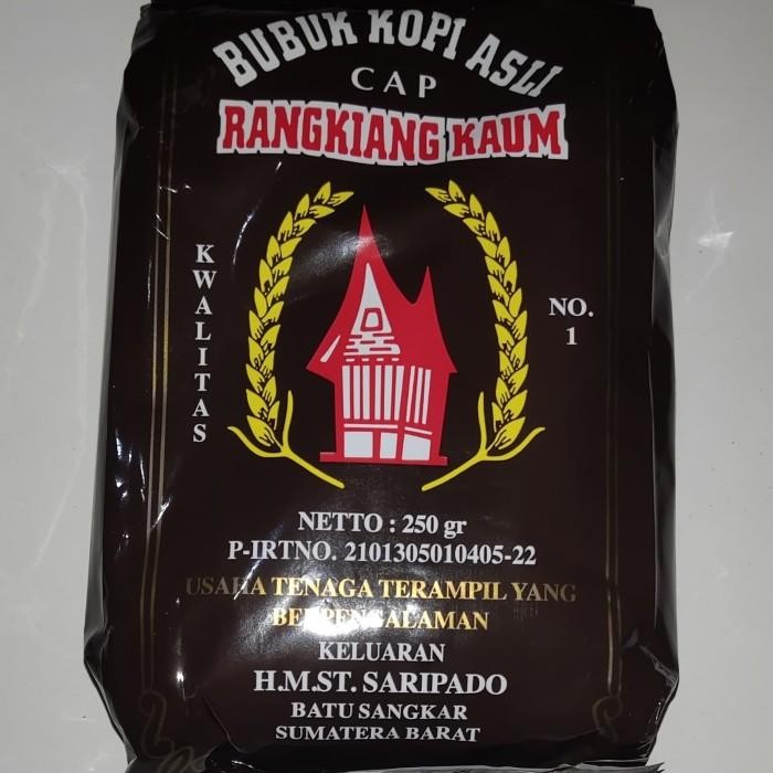 

Kopi rangkiang kaum Batusangkar 250 gr kopi batusangkar padang minang