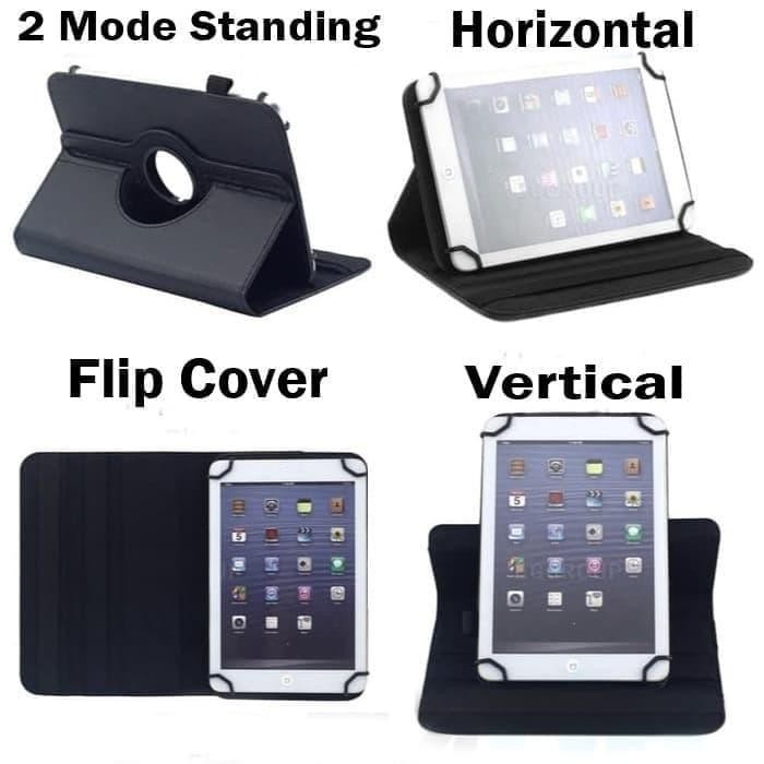 ADVAN VANDROID I10 TAB ROTATE LEATHER FLIP BOOK COVER CASE CASING BUKU