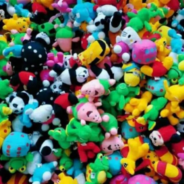 Pilihan- Boneka Mesin Capit Grosir 100Pc