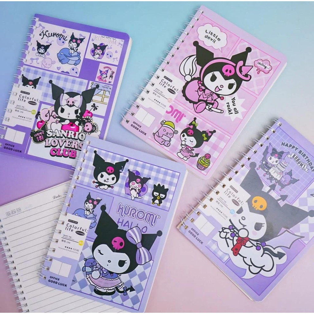 

Buku Notebook Spiral A5-40 Kuromi Space