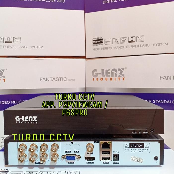 PAKET CCTV 8CH GLENZ 5MP 2560P ASLI 5MP