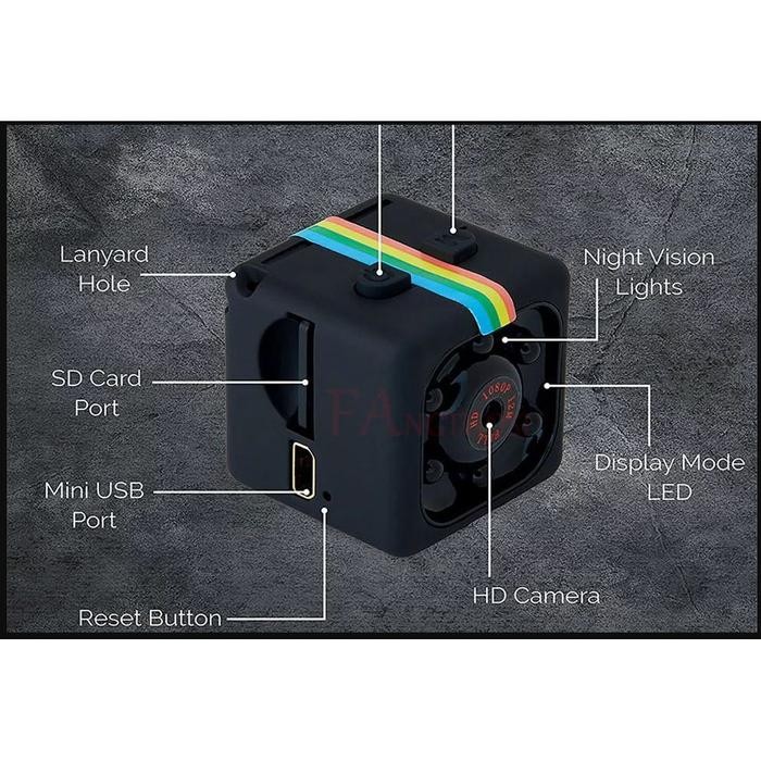 Kamera Mini DV SQ11 Spy Camera CCTV Mini camera Pengintai
