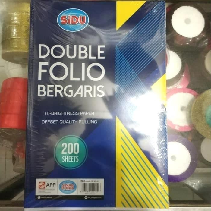 

Kertas Double Folio Garis Sinar Dunia ( Sidu )