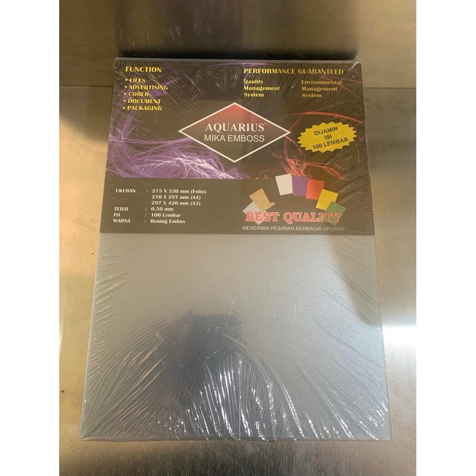 

Mika Jilid Doff Pvc Tebal 0.50 Mm Ukuran Folio