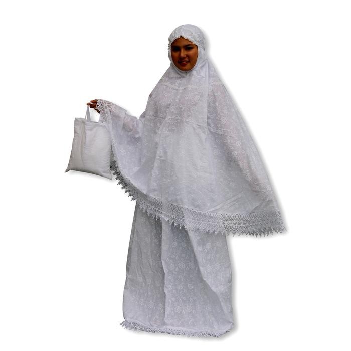 mukena dewasa mukena bordir mukena setelan mukena katun Jepang Prada