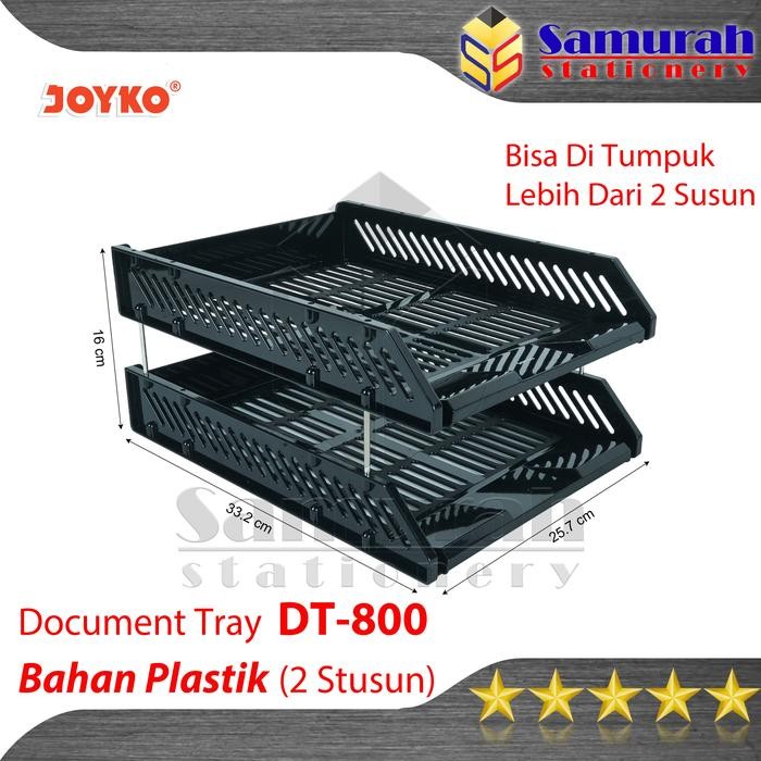 

Pilihan- Document Tray Plastik 2 Tingkat Susun Dt 800 Joyko / Rak Dokumen Bahan Plastik