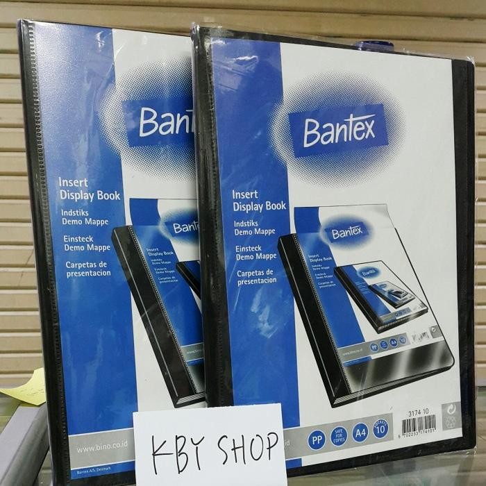 

Bantex Insert Display Book A4 20 Pockets Ref.3143 / Binder Dokumen Original