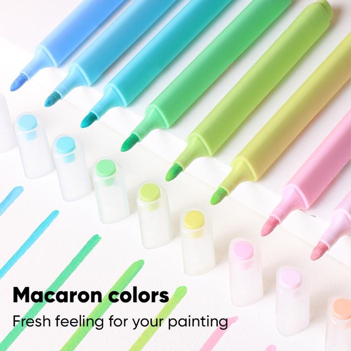 

Giorgione Acrylic Pad Book A4 + Acrylic Marker 24 Warna