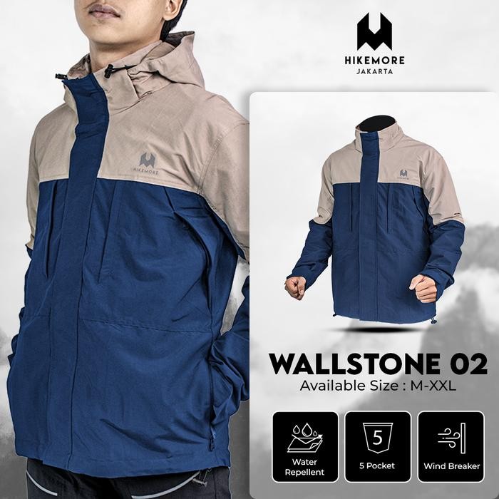 Khusus Grab Jaket Gunung Hoodie Outdoor Pria Wanita Hikemore Wallstone 02