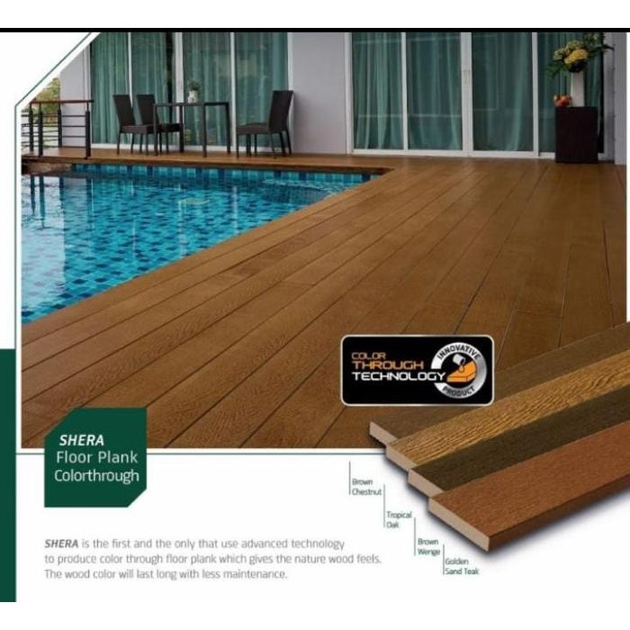 Shera Floor Plank Colorthrouogh / Lantai Motif Kayu / Grc Lantai