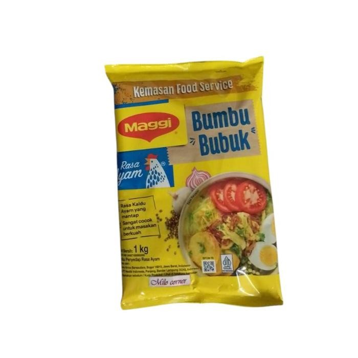 

NEW PRODUK MAGGI CHICKEN POWDER 1KG ATAU BEEF POWDER 1KG BUMBU BUBUK RASA REE RAIN553