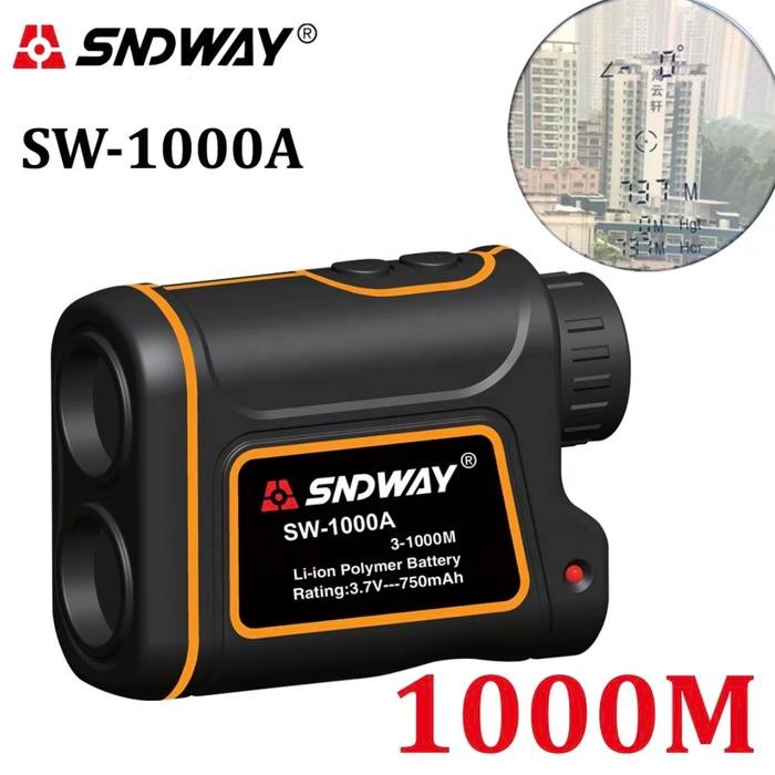 Grosir Sndway Sw-1000A Laser Distance Meter Telescope 1000M Golf Laser Range Terlariss 