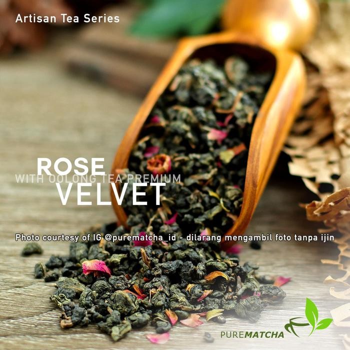 

Exp Lama Artisan Tea Cafe Oolong Tea with Rose Flower 50gr - Teh Mawar Premium