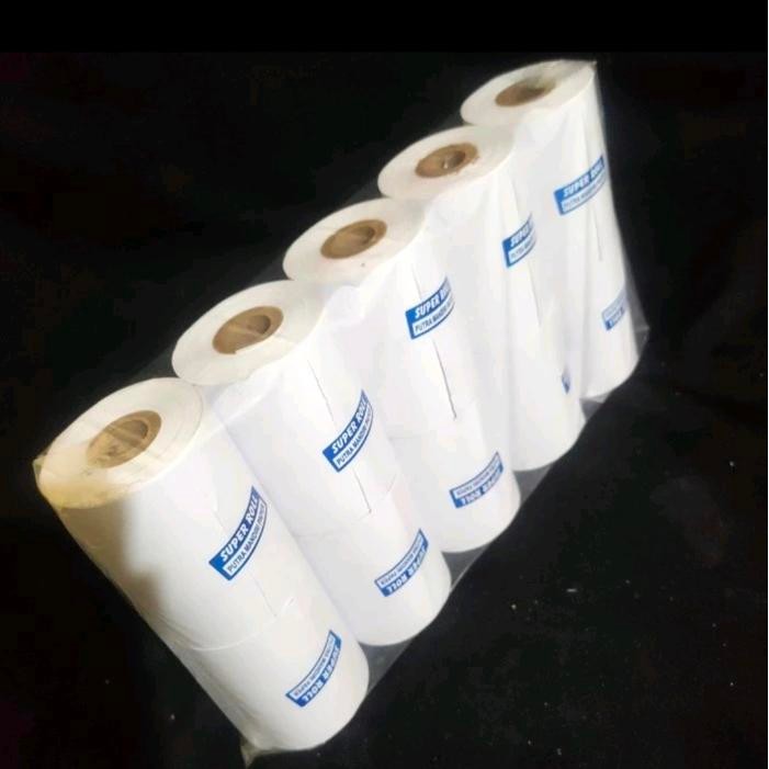 

KERTAS STRUK KASIR HVS 1 PLAY 7560 MM PAKET 10 PCS Roll