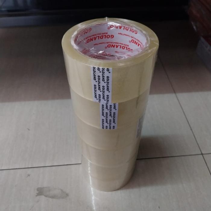 

SLOP ISI 6 - LAKBAN 2 INCH 72 YARD GOLDLAND 45MM X 72YARD - GW