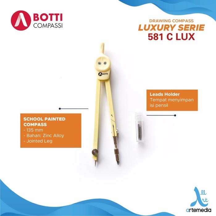 

Botti Design Compass Luxury 581C Series Set Jangka