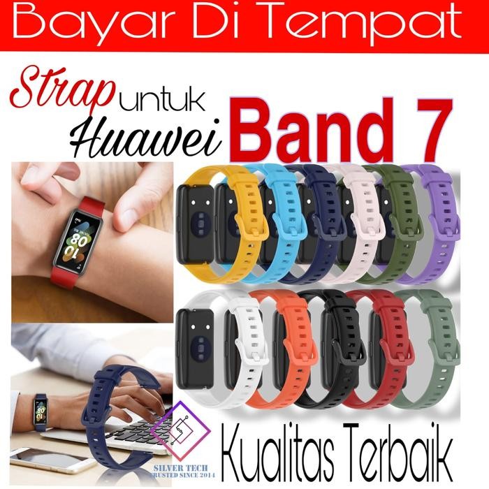 Silvetech Strap kompatible Huawei band 7 model Original Strap Band 7