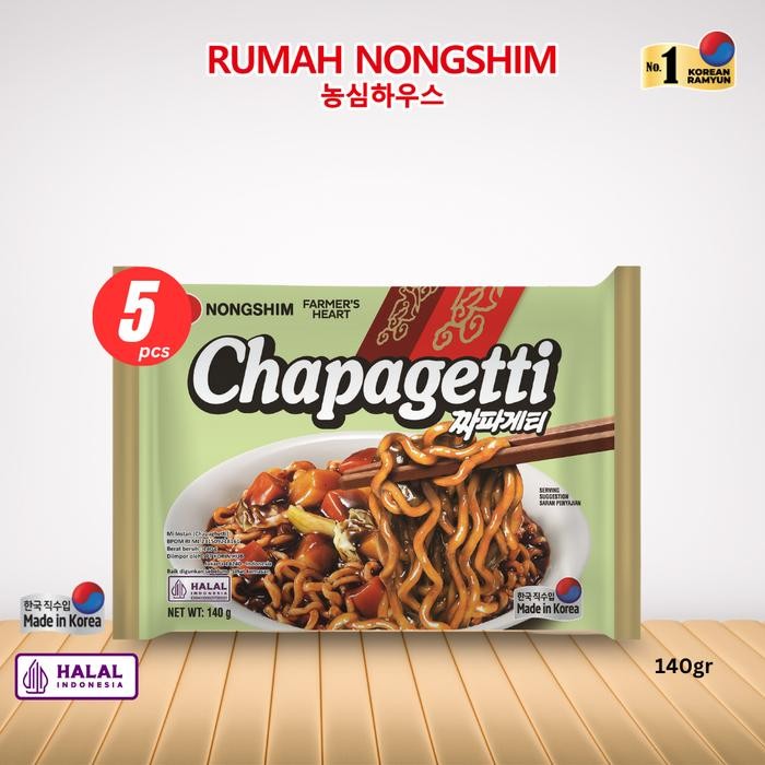 

Pilihan- Nongshim Bundling Chapaghetti 140G 5Pcs Made In Korea