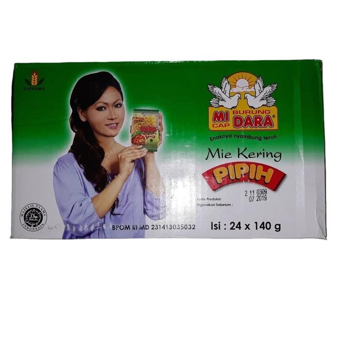 

Pilihan- Mie Burung Dara Pipih (24 Sac X 140 Gr) Food Noodles Pasta Instan