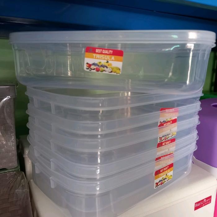 Pilihan- Paket 6 Pcs Kotak Trisula 900 Ml / Kotak Makanan 900 Ml ( Bukan Ukuran Besar )