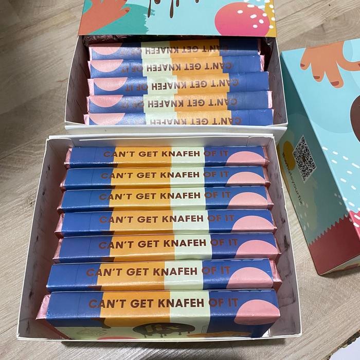 

Fix dessert Choclate Chocolaiter Dubai (knafeh-piscathio) Barang baru 6 Pcs