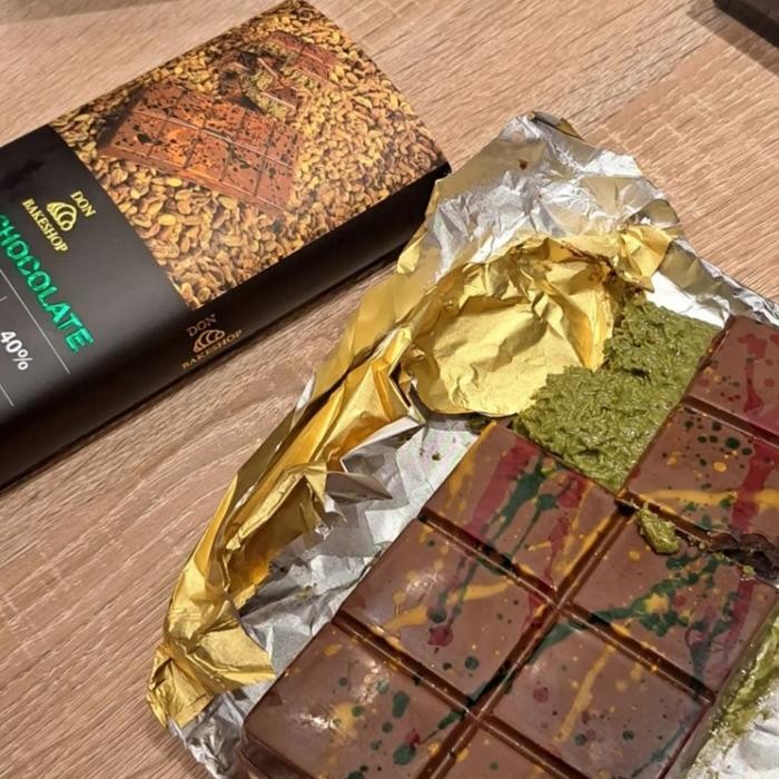 

Open jastip murah PO Coklat Dubai Donbakeshop Pistachio / Hazelnut 100% ori