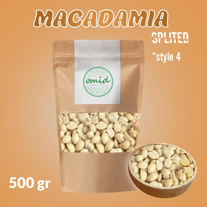 

500gr - Raw Macadamia Style 4 Kacang Macadamia Mentah Style 4