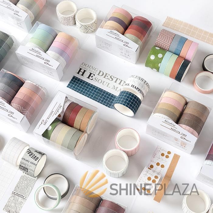 

Pilihan- Masking Tape Agugu Style Set 10 Pcs - Washi Tape Solasi Kertas Lucu