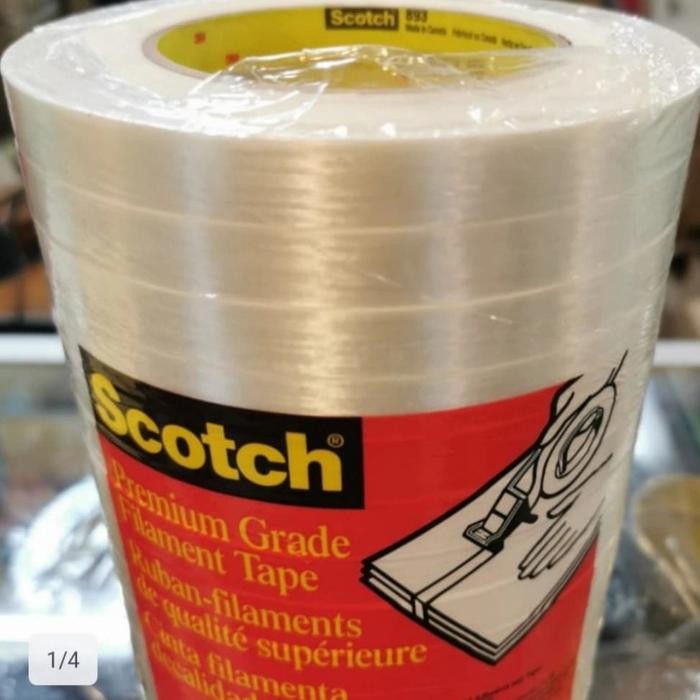 

Pilihan- 3M Filament Tape 893 Clear,Size:12Mm X 55 Mtr