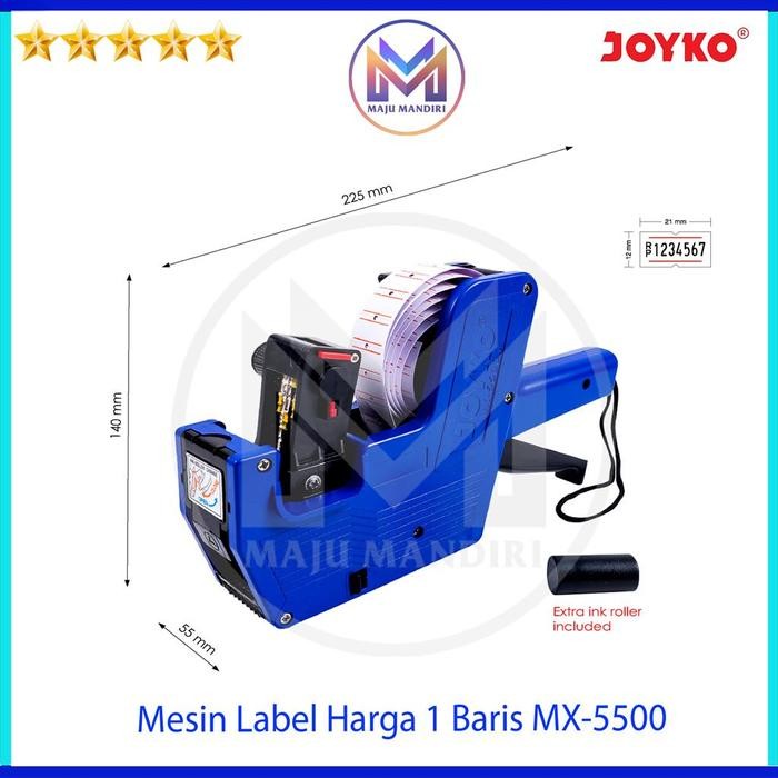 

Pilihan- Mesin Label Joyko Mx 5500M 1 Baris / Price Labeller Mx-5500 M - 1 Line