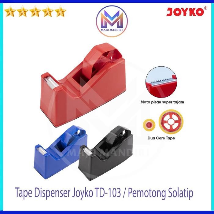 

Pilihan- Tape Dispenser Joyko Td103 / Alat Pemotong Isolasi / Tempat Solatip