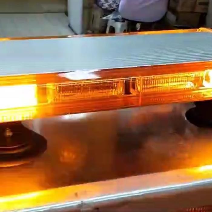 Grosir Lampu Rotator Mobil Mini Lightbar Led 60Cm Magnet Terlariss 