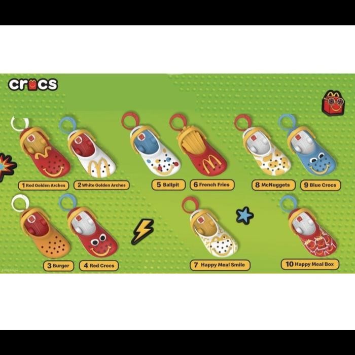 Mcdonalds Crocs Happy Meal Toys Mcd X Crocs