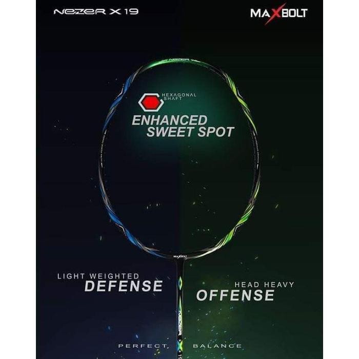 Raket Maxbolt Nezer X 19 30Lbs Original
